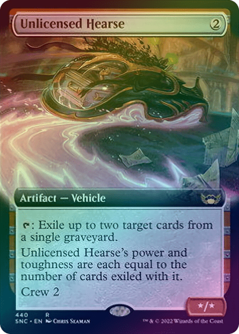 Unlicensed Hearse - Extended Art (Foil) (SNC)