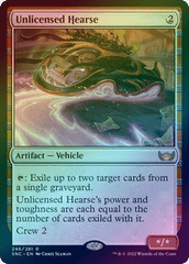 Unlicensed Hearse (Foil) (SNC)