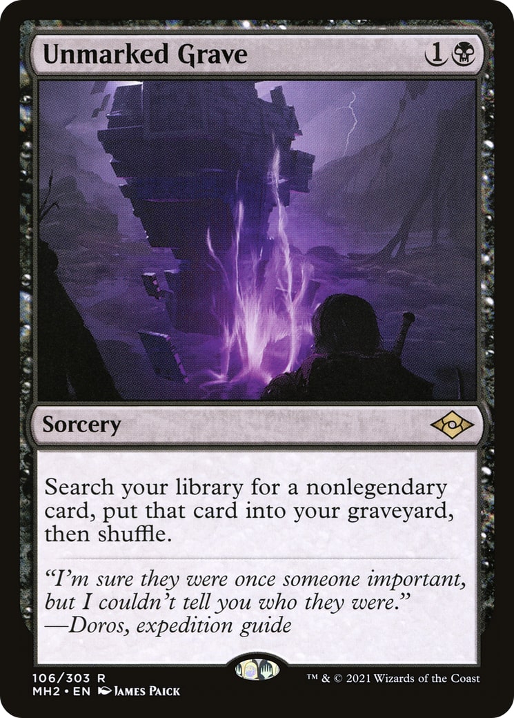 Unmarked Grave – Modern Horizons 2 106 – Magic: The Gathering single card | Lichcards Image principale du produit