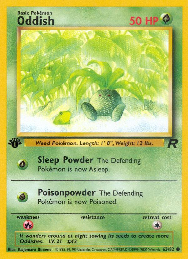 Oddish - Team Rocket (Common) [TR-63] Immagine principale del prodotto
