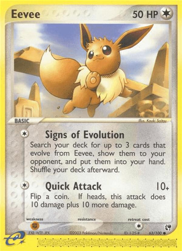 Eevee - EX Sandstorm (Common) [SS-63] Immagine principale del prodotto