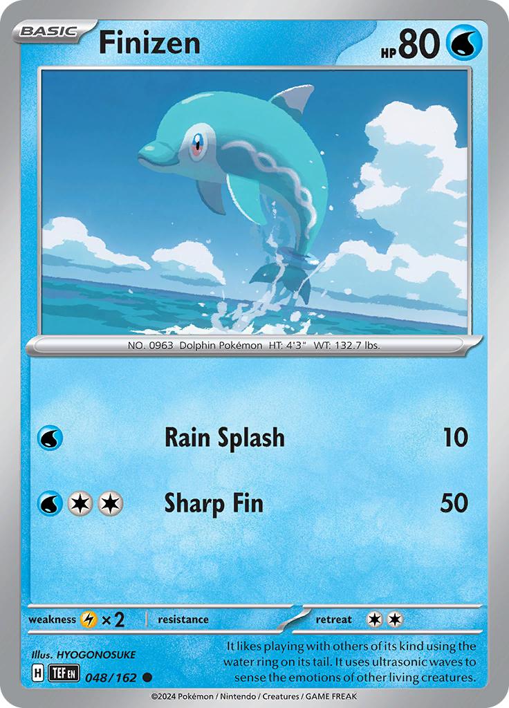 Pokémon-kaart Finizen 048/162 Common uit de set Temporal Forces