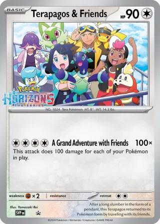 Pokémon-jumbokaart Terapagos & Friends promo uit de reeks SV Black Star Promos
