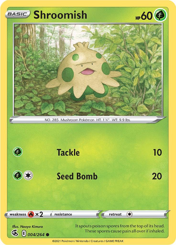 Pokémon-kaart Shroomish 004/264 Common uit de set Fusion Strike