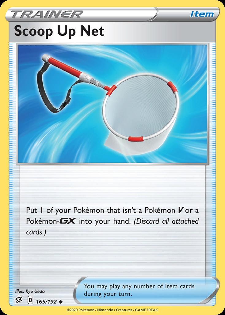 Pokémon-kaart Scoop Up Net 165/192 Uncommon uit de set Rebel Clash Image principale du produit