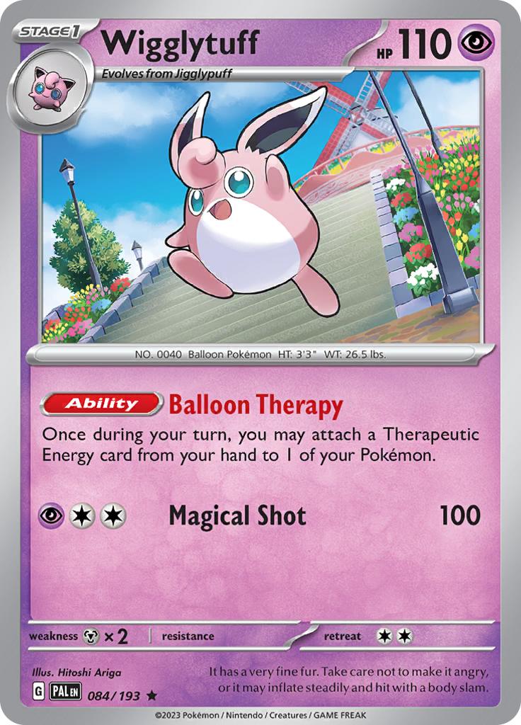 Pokémon-kaart Wigglytuff 084/193 Rare uit de set Paldea Evolved