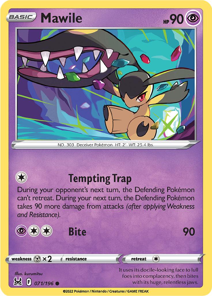 Pokémon-kaart Mawile 071/196 Common uit de set Lost Origin