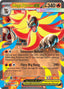 Pokémon-kaart Mega Pyroar ex 015/086 Double Rare uit de set Chaos Rising