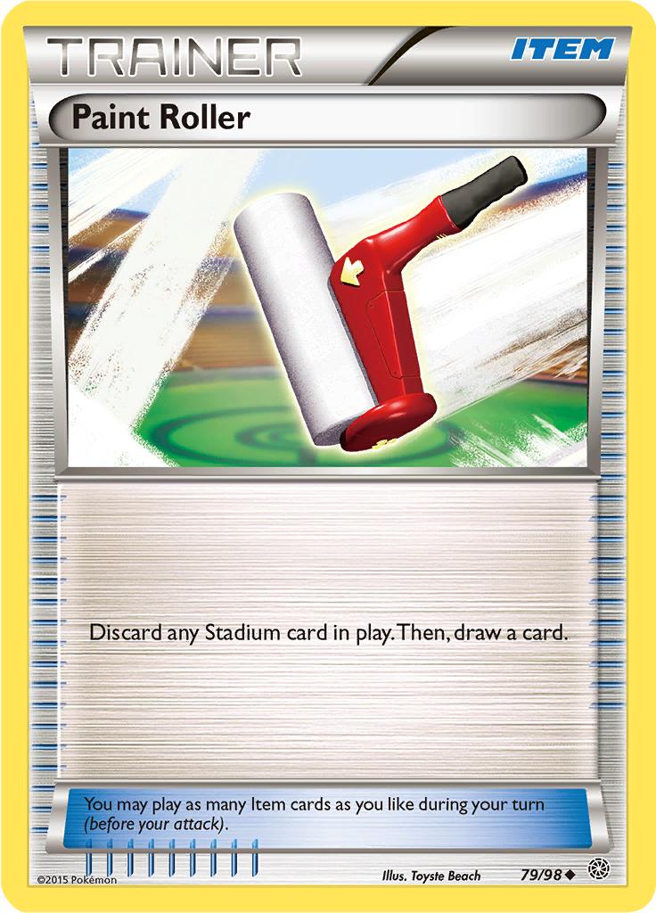 Pokémon-kaart Paint Roller 79/98 Uncommon uit de set Ancient Origins