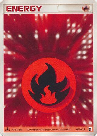 Pokémon-kaart Fire Energy 011/015 uit de Fire Quick Construction Pack Hoofdafbeelding