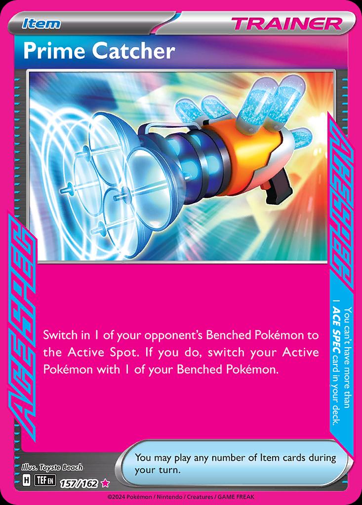 Pokémon-kaart Prime Catcher 157/162 ACE Rare uit de set Temporal Forces Hauptbild