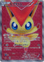 Pokémon-kaart Victini 70/66 Secret Rare uit de set Red Collection