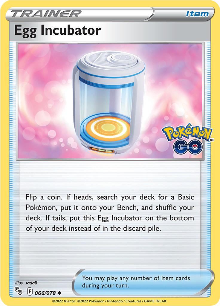 Pokémon-kaart Egg Incubator 066/078 Uncommon uit de set Pokémon GO