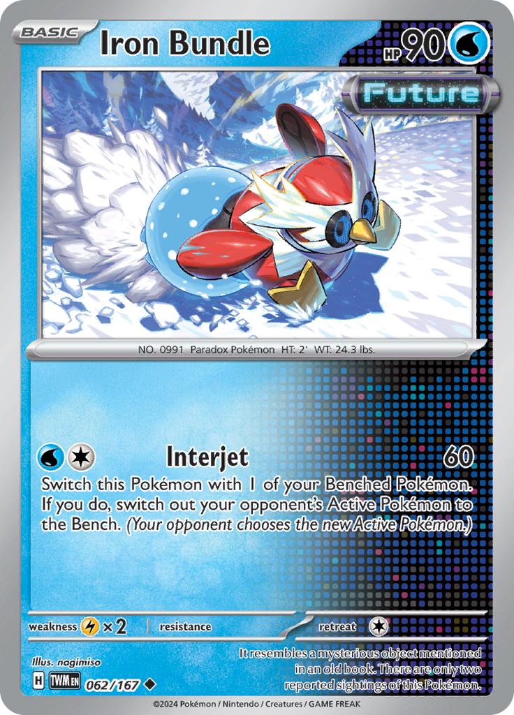 Pokémon-kaart Iron Bundle 062/167 Uncommon uit de set Twilight Masquerade Immagine principale del prodotto