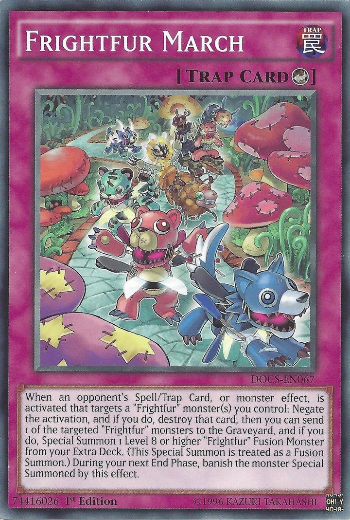 Yu-Gi-Oh!-kaart Frightfur March DOCS-EN067 Common uit Dimension of Chaos Imagen principal del producto