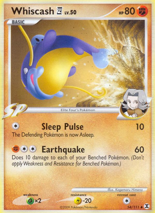 Pokémon-kaart Whiscash E4 54/111 Uncommon uit de set Rising Rivals Hoofdafbeelding