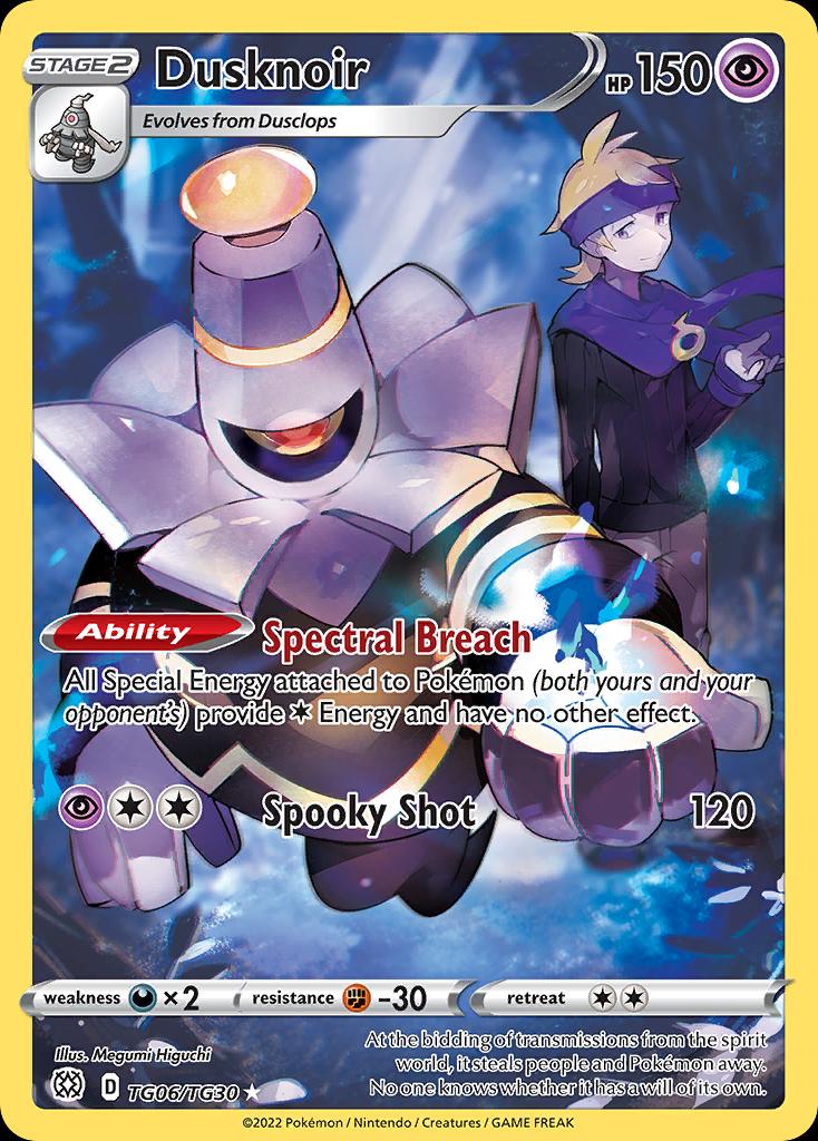 Pokémon-kaart Dusknoir TG06/TG30 Holo Rare uit de set Brilliant Stars Imagen principal del producto