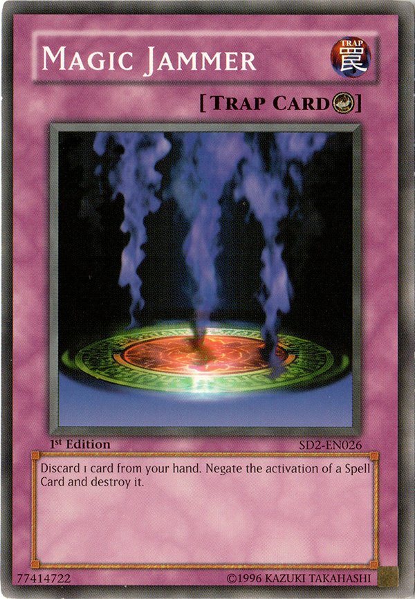 Yu-Gi-Oh!-kaart Magic Jammer SD2-EN026 Common uit Structure Deck: Zombie Madness Hoofdafbeelding