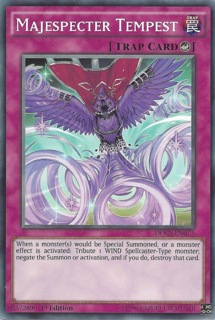 Yu-Gi-Oh!-kaart Majespecter Tempest DOCS-EN073 Common uit Dimension of Chaos