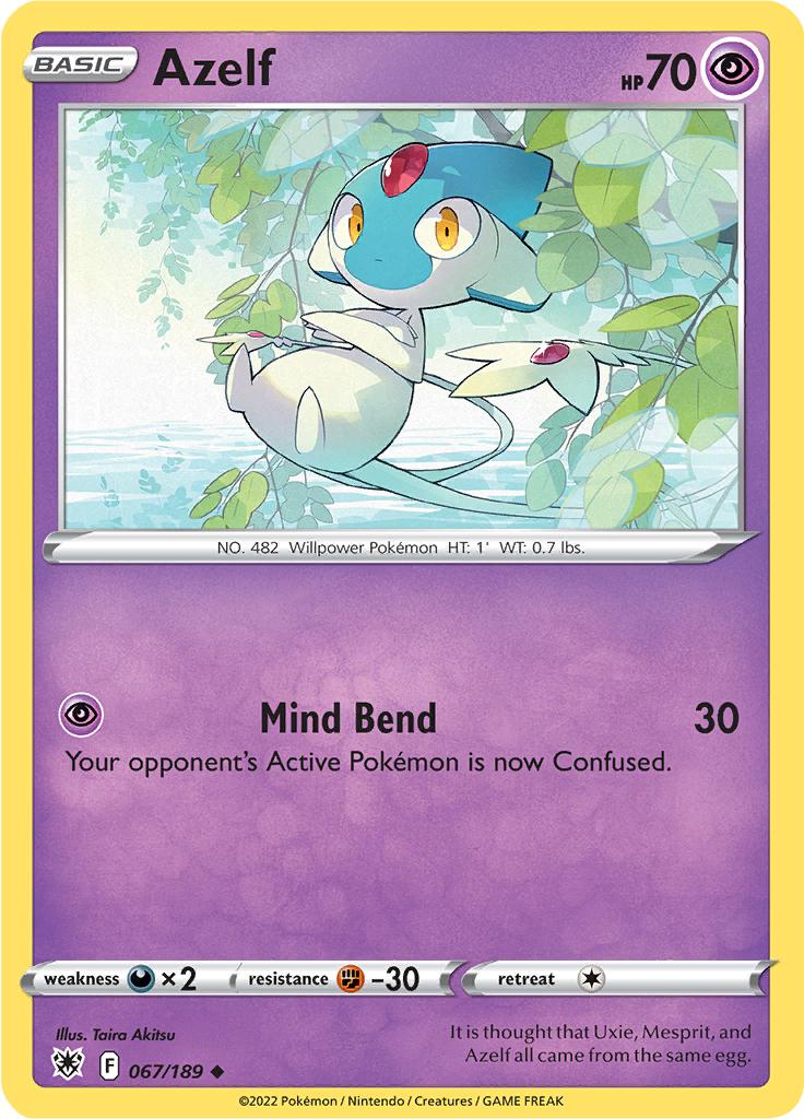 Pokémon-kaart Azelf 067/189 Uncommon uit de set Astral Radiance Image principale du produit