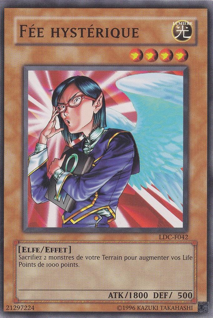Yu-Gi-Oh!-kaart Hysteric Fairy LDC-F042 Common uit Labyrinth of Nightmare (LDC) Imagen principal del producto