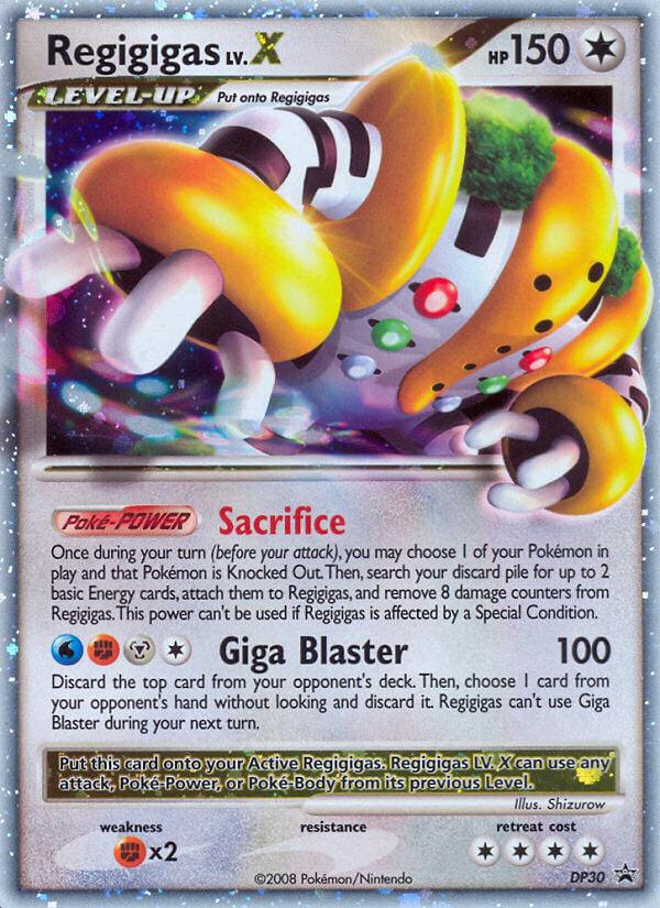 Pokémon-kaart Regigigas LV.X DP30 Promo uit de set DP Black Star Promos Hoofdafbeelding