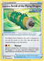 Pokémon-kaart Rapid Strike Scroll of the Flying Dragon 153/203 Uncommon uit de set Evolving Skies