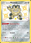 Pokémon-kaart Galarian Meowth SV086/SV122 Secret Rare uit de set Shining Fates