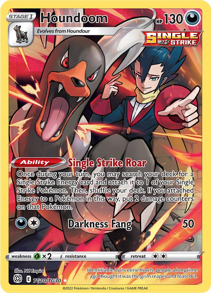 Pokémon-kaart Houndoom TG10/TG30 Holo Rare uit de set Brilliant Stars