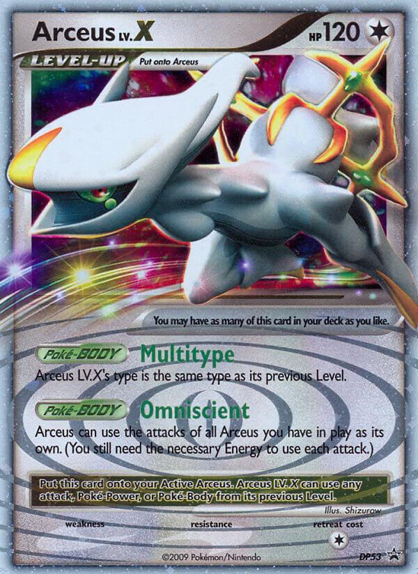 Pokémon-kaart Arceus LV.X DP53 Promo uit de set DP Black Star Promos Hoofdafbeelding