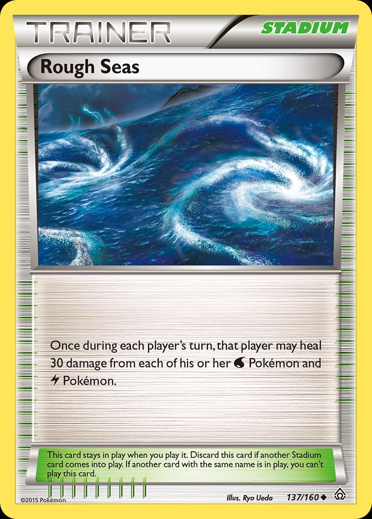 Pokémon-kaart Rough Seas 137/160 Uncommon uit de set Primal Clash