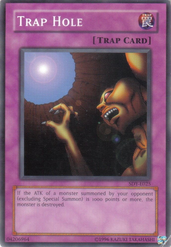 Yu-Gi-Oh!-kaart Trap Hole SDY-E025 Common uit Starter Deck: Yugi