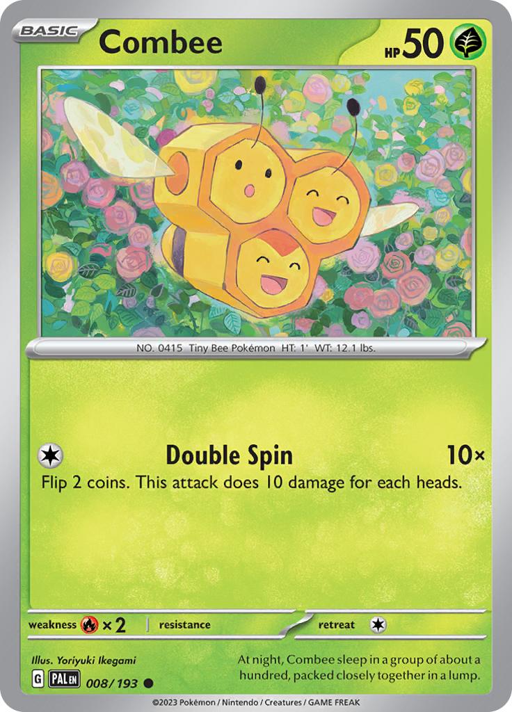 Pokémon-kaart Combee 008/193 Common uit de set Paldea Evolved Hauptbild
