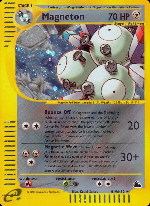 Pokémon-kaart Magneton H19/H32 Holo Rare uit de set Skyridge Hoofdafbeelding