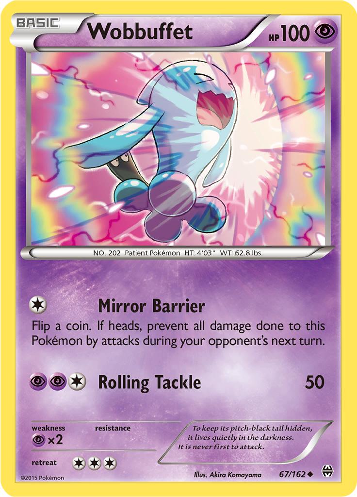 Pokémon-kaart Wobbuffet 67/162 Uncommon uit de set BREAKthrough Imagen principal del producto