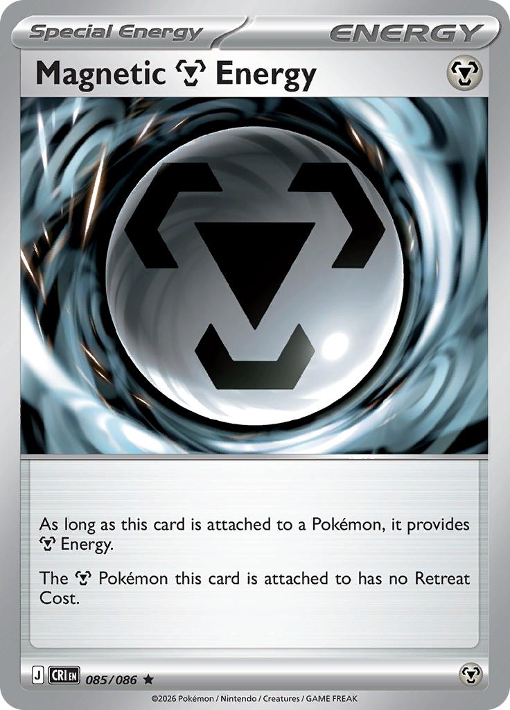 Pokémon-kaart Magnetic Metal Energy 085/086 Rare uit de set Chaos Rising Immagine principale del prodotto