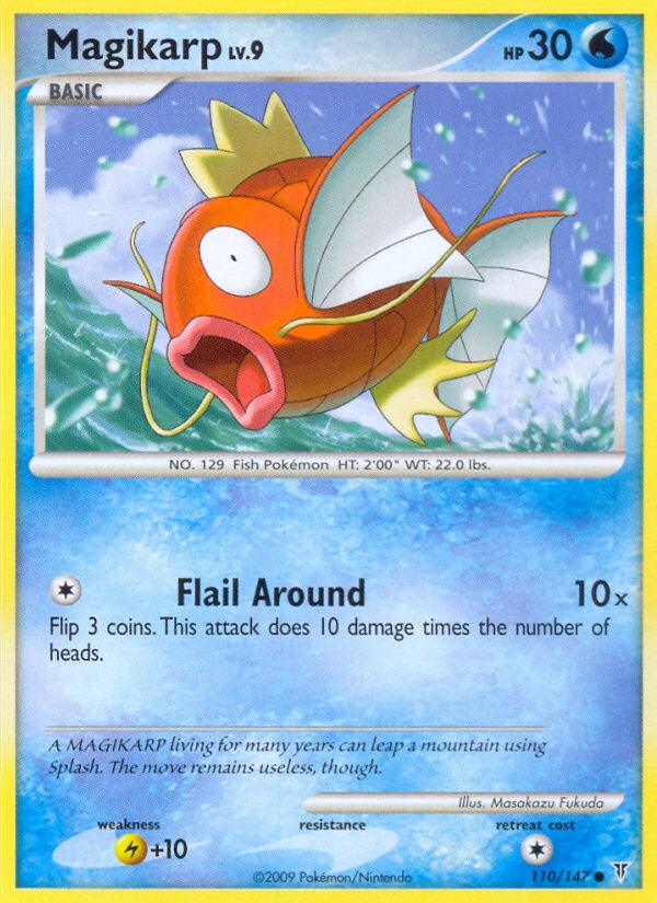 Pokémon-kaart Magikarp 110/147 Common uit de set Supreme Victors Image principale du produit