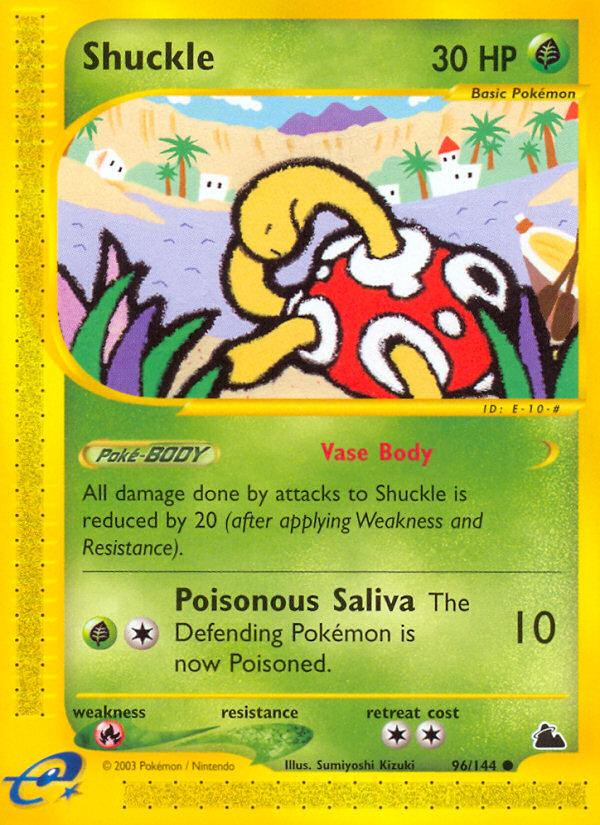 Pokémon-kaart Shuckle 96/144 Common uit de set Skyridge Hoofdafbeelding