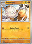 Pokémon-kaart Primeape 046/091 Uncommon uit de set Paldean Fates