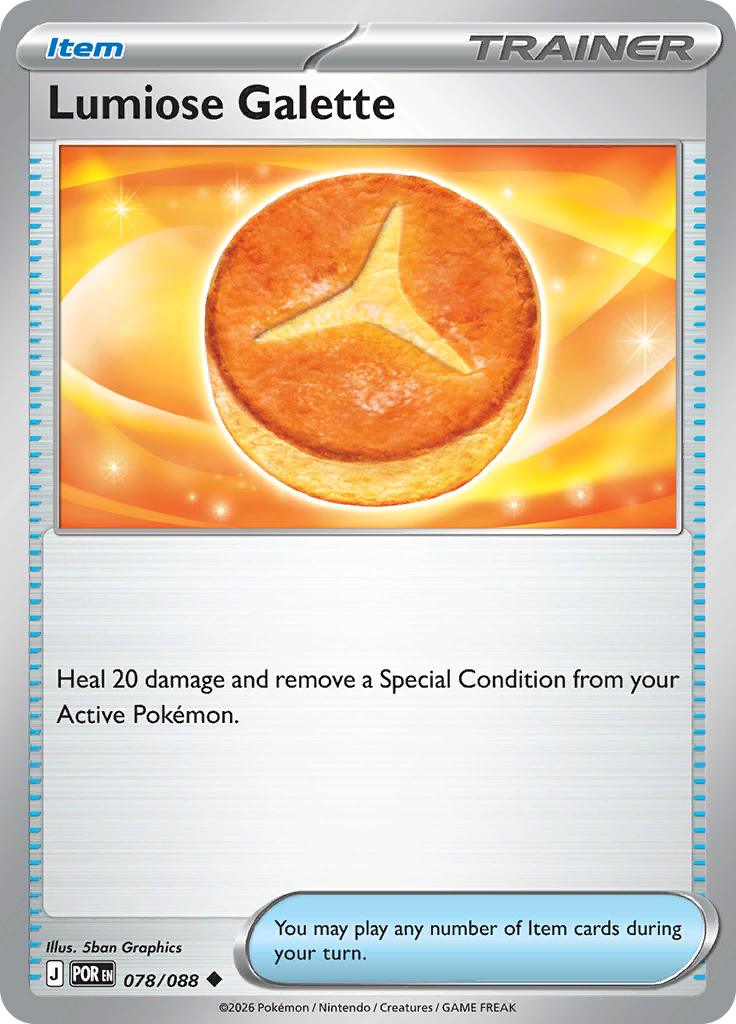 Pokémon-kaart Lumiose Galette 078/088 Uncommon uit de set Perfect Order Image principale du produit
