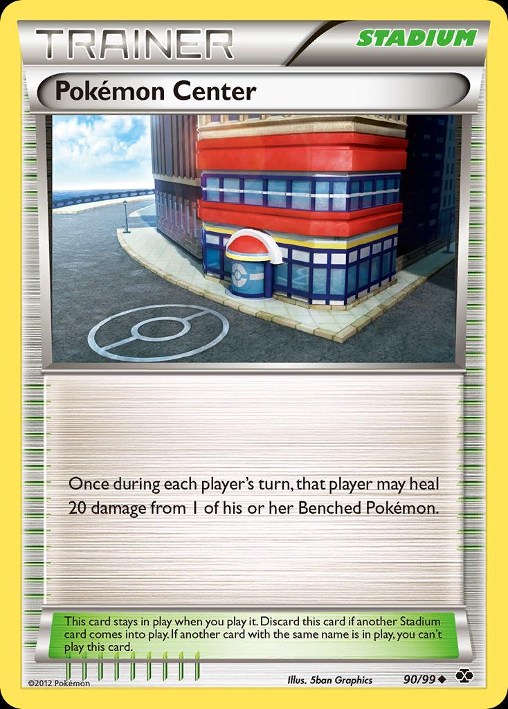Pokémon-kaart Pokémon Center 90/99 Uncommon uit de set Next Destinies