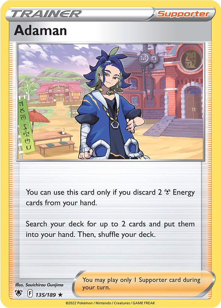 Pokémon-kaart Adaman 135/189 Holo Rare uit de set Astral Radiance Hauptbild
