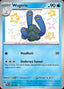 Pokémon-kaart Wugtrio 122/91 Shiny Rare uit de set Paldean Fates