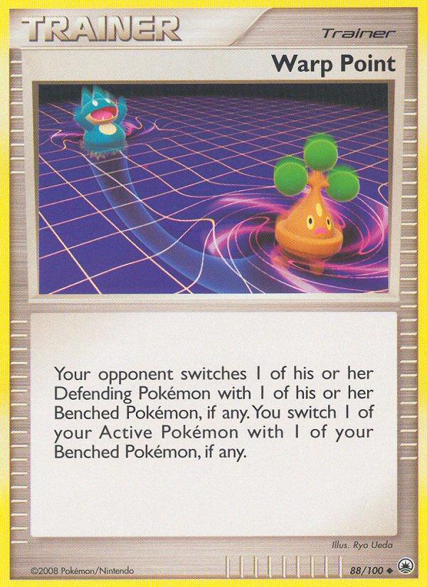 Pokémon-kaart Warp Point 88/100 Uncommon uit de set Majestic Dawn Hoofdafbeelding