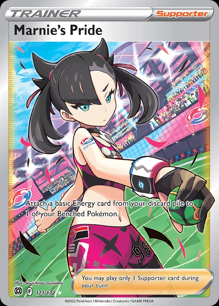 Pokémon-kaart Marnie's Pride 171/172 Ultra Rare uit de set Brilliant Stars Hoofdafbeelding