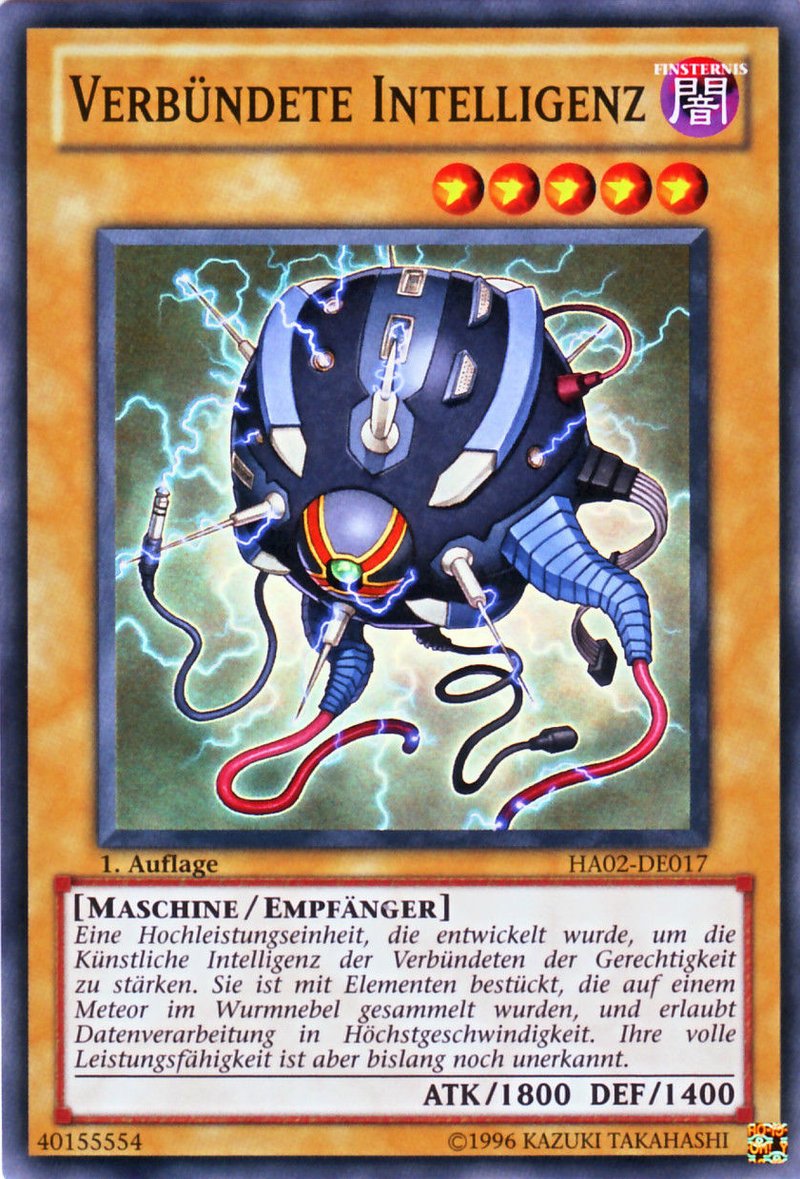 Yu-Gi-Oh!-kaart Ally Mind HA02-DE017 Super Rare uit Hidden Arsenal 2 Immagine principale del prodotto