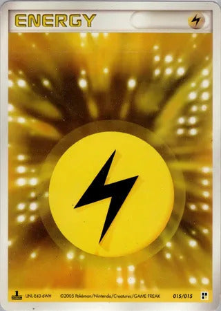 Pokémon-kaart Lightning Energy 015/015 Fixed uit de set Quick Construction Packs Hoofdafbeelding