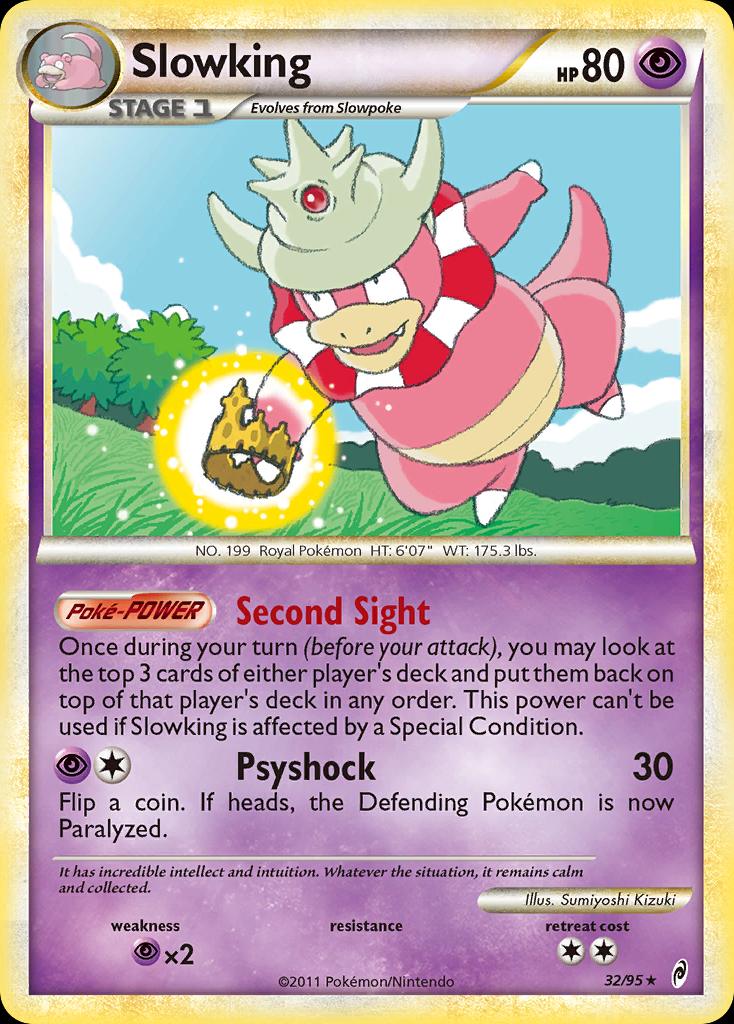 Pokémon-kaart Slowking 32/95 Rare uit de set Call of Legends Hoofdafbeelding