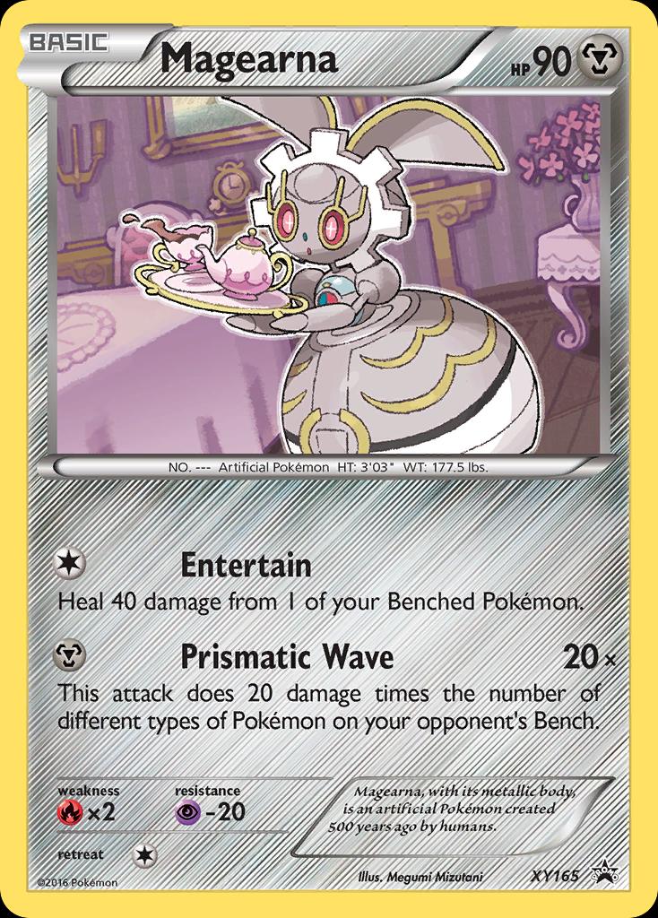 Pokémon-kaart Magearna XY165 Promo uit de set XY Black Star Promos