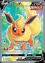 Pokémon-kaart Flareon V 169/203 Ultra Rare uit de set Evolving Skies